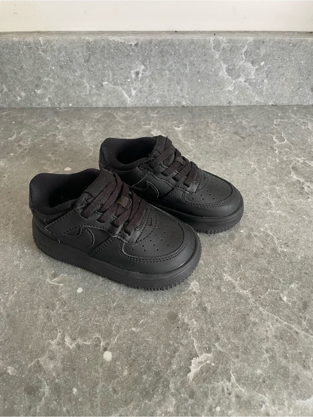 Nike Air Force 1 Low Toddler Black Sneakers Size US 5.5
